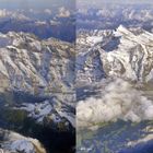 _ Bergpanorama Berner Oberland / Lauterbrunnental _