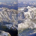 _ Bergpanorama Berner Oberland / Lauterbrunnental _