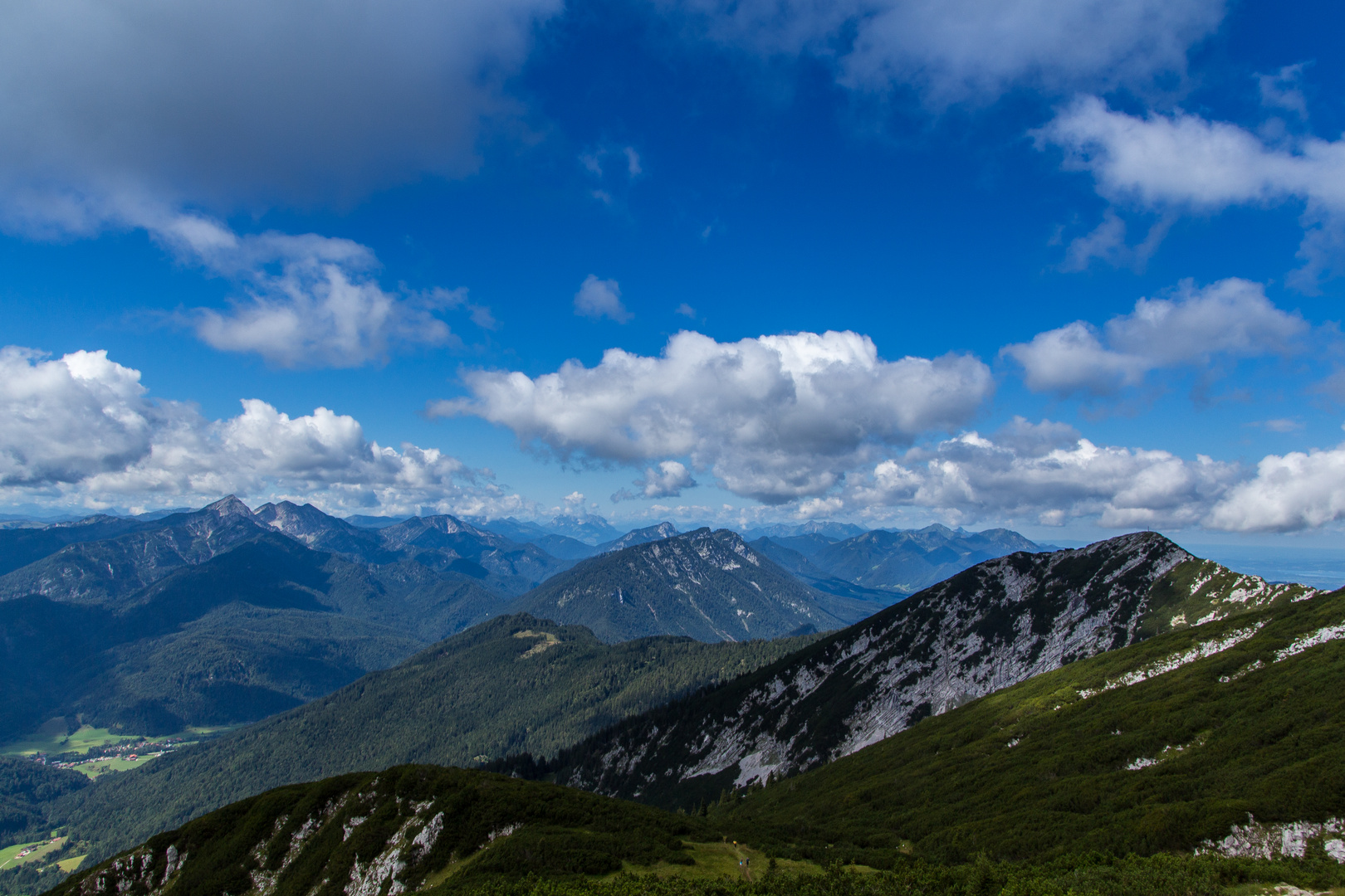 Bergpanorama daheim