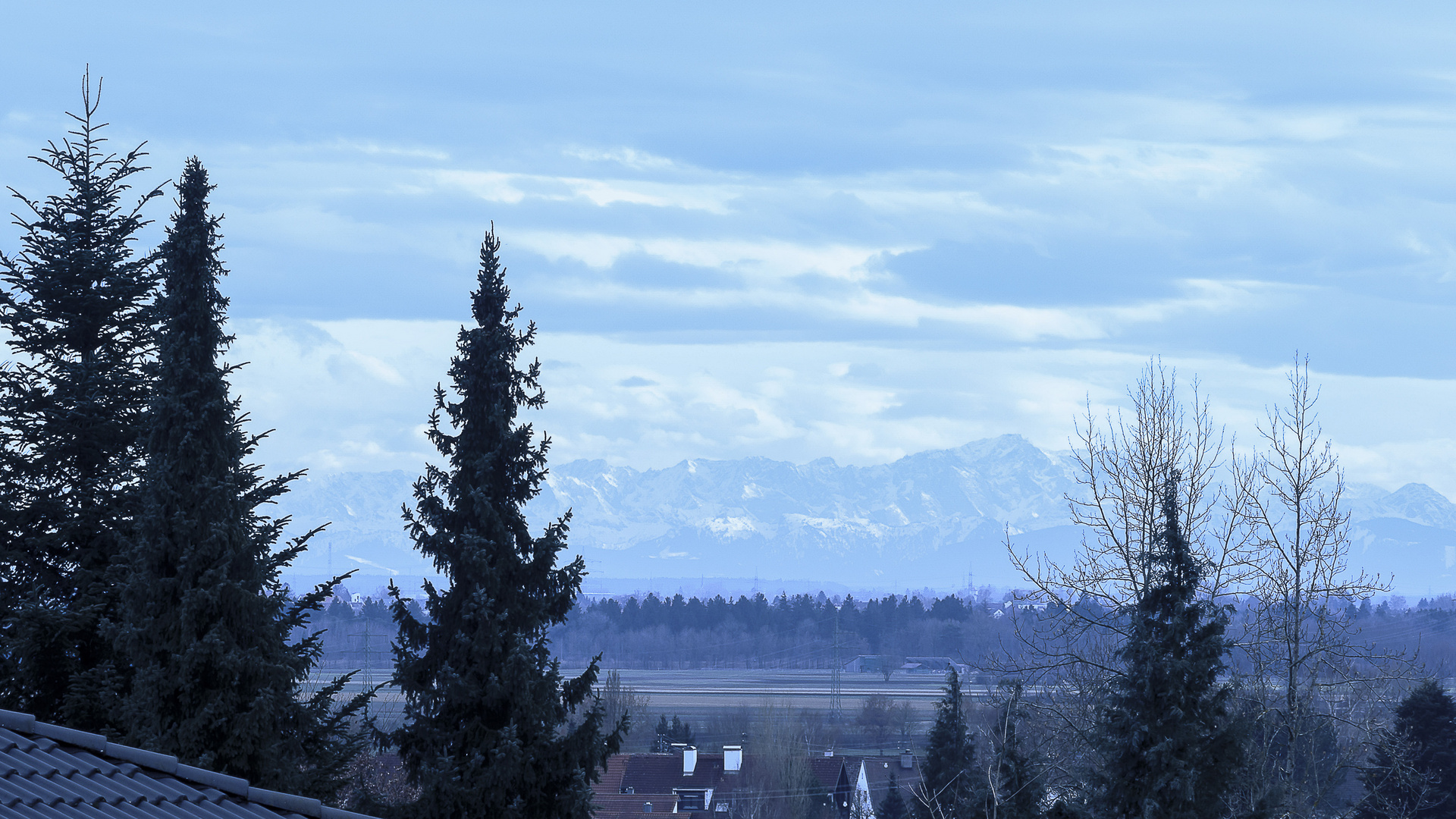  Bergpanorama dank Föhnwetter