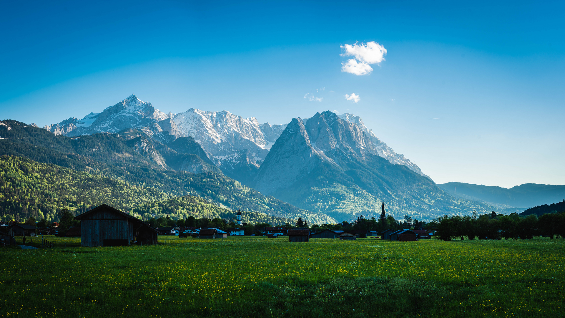 Bergpanorama Garmisch