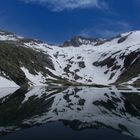 Bergpanorama im Bergsee 