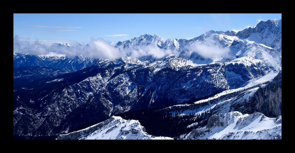 bergpanorama in bayern