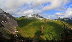 Bergpanorama in Berwang, Juli 2009