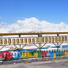 Bergpanorama in Tibet