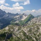 Bergpanorama mit Hochvogel