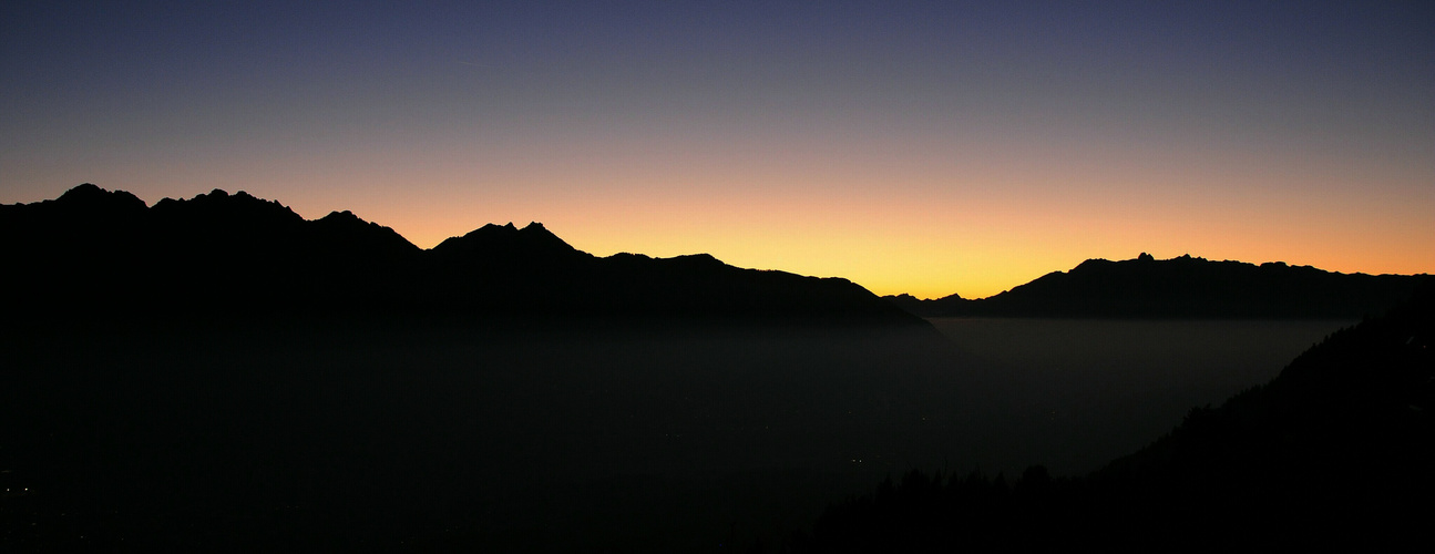 Bergpanorama Schweiz-Vorarlberg