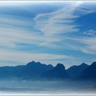 Bergpanorama über dem Wolfgangsee