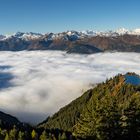 Bergpanorama über den Wolken