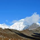 Bergpanorama von Bhimtang (3700 m) 