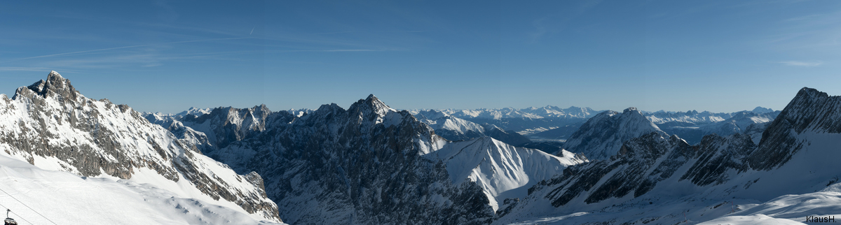 Bergpanorama von der...