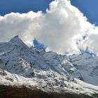 Bergpanorama von Shyala im Manaslu-Gebiet