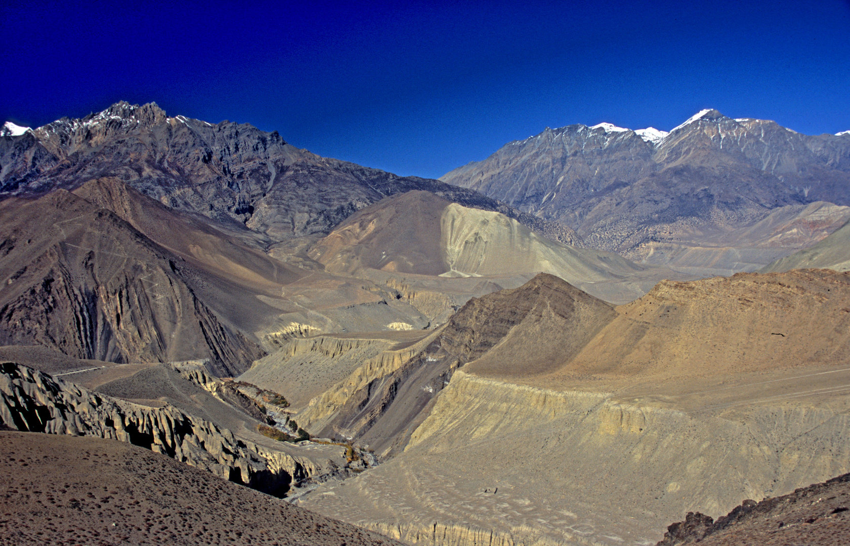 Bergpanorama zwischen Kagbeni und Muktinath