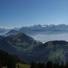 Bergpanoramablick vom Rigi Kulm