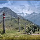 Bergpfad an der Grenze zwischen Tirol und dem Salzburger Land