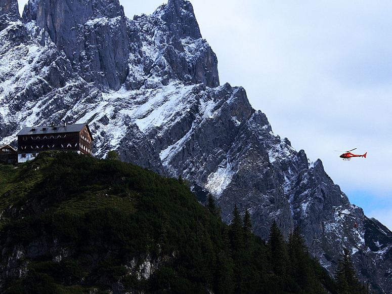 Bergrettung an der Gruttenhütte