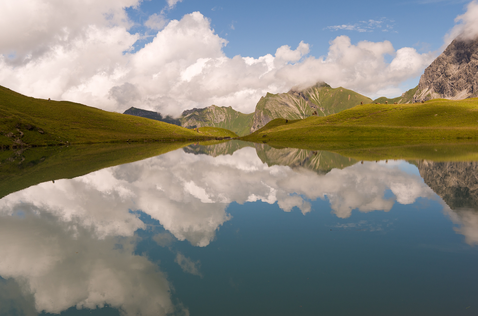 Bergsee Allgäuer Alpen im August