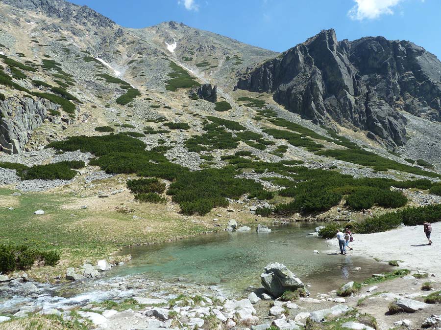 Bergsee am Chata Solisko ( 1900m ) /Hohe Tatra