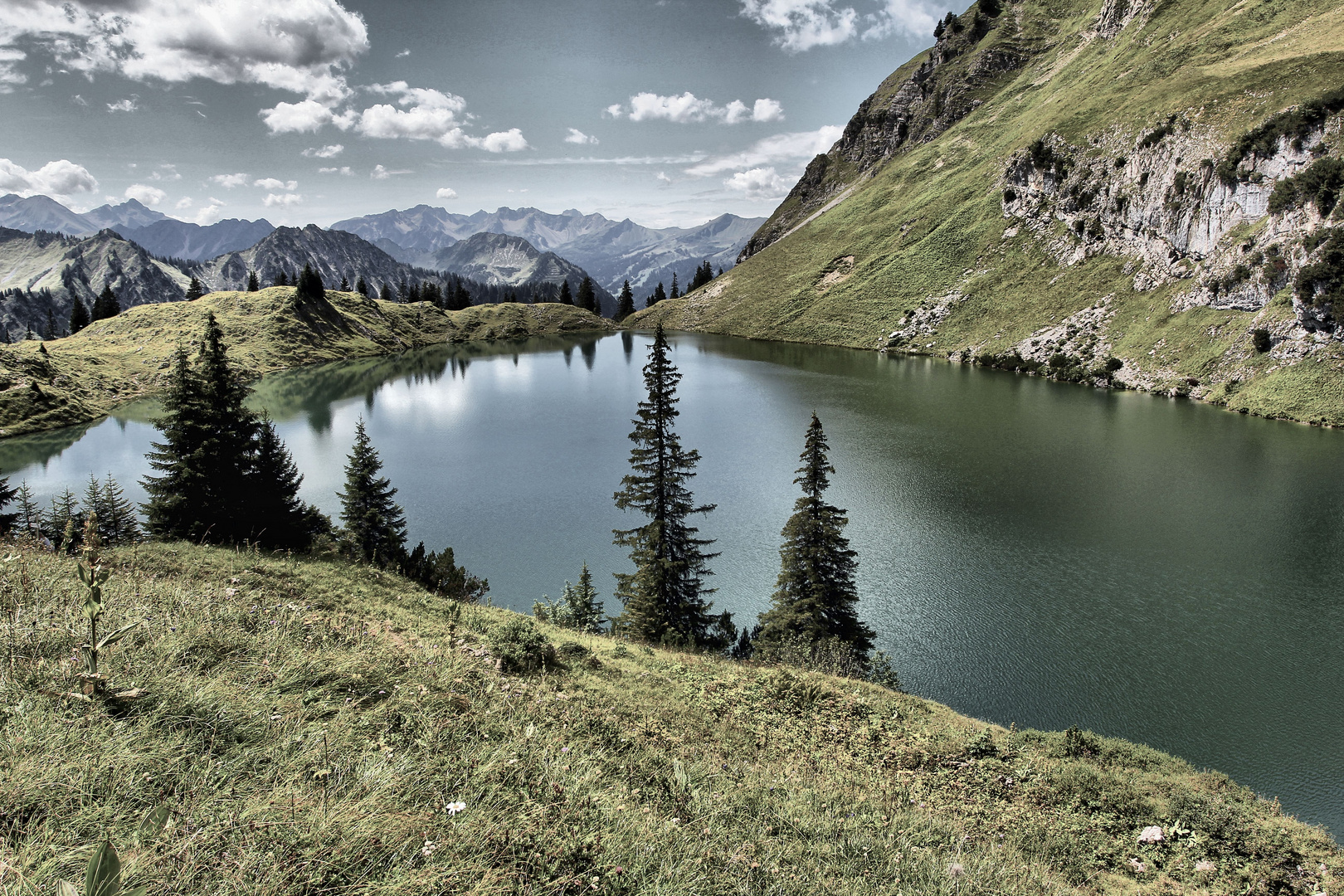 Bergsee am Nebelhorn