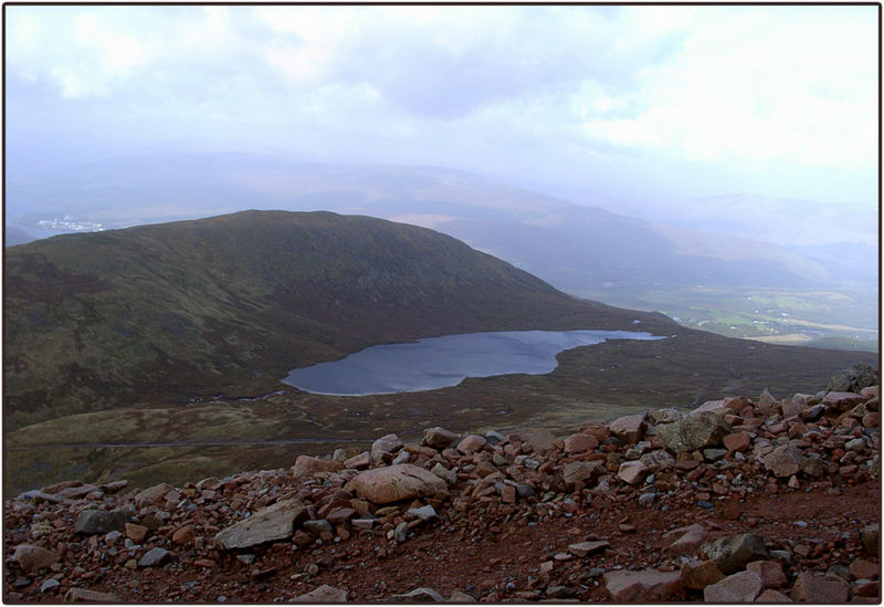 Bergsee auf dem Ben Nevis in Schottland