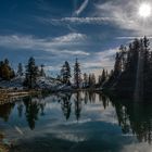 [ Bergsee im Gegenlicht ]