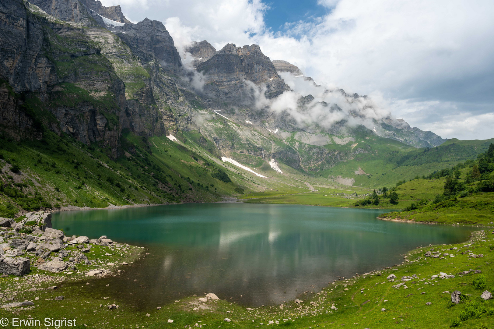 Bergsee im Kanton Glarus (Schweiz)