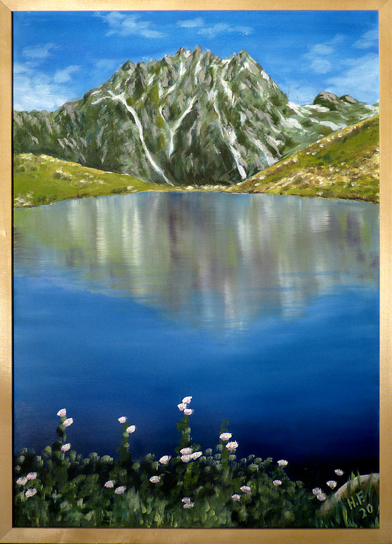 Bergsee im Kaukasus (Gemälde)