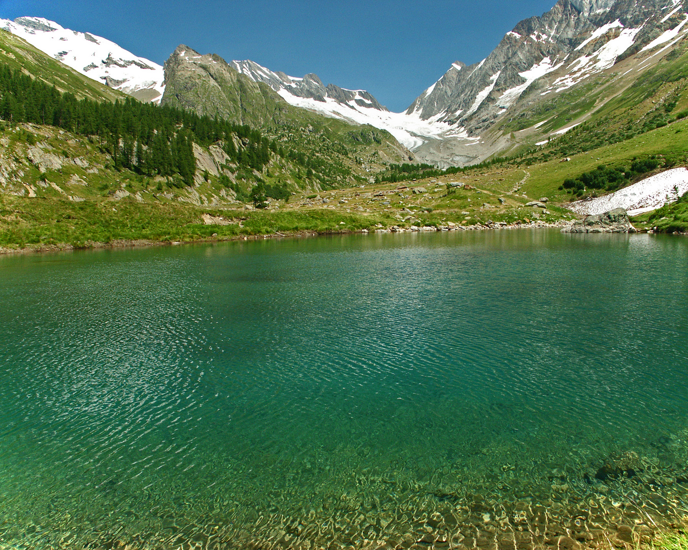 Bergsee im Lötschental