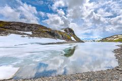 Bergsee im Sommer