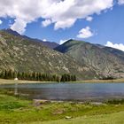 Bergsee im Tian Shan Gebirge