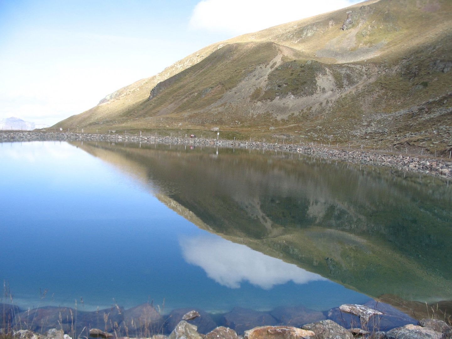 Bergsee in den Alpen