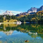 Bergsee in den Dolomiten