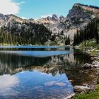 Bergsee in den Rockies