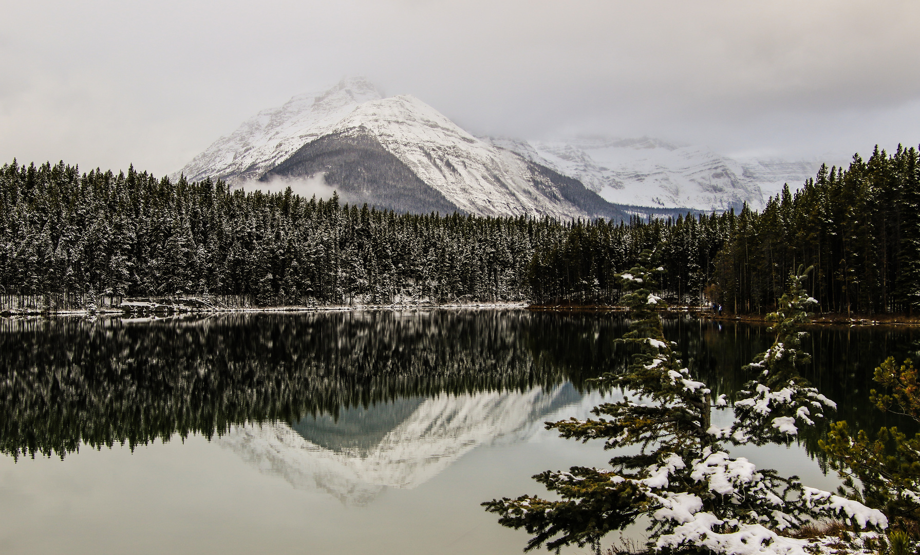 Bergsee in den Rocky Mountains