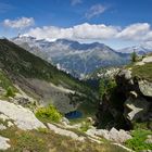 Bergsee in den Waliser Alpen