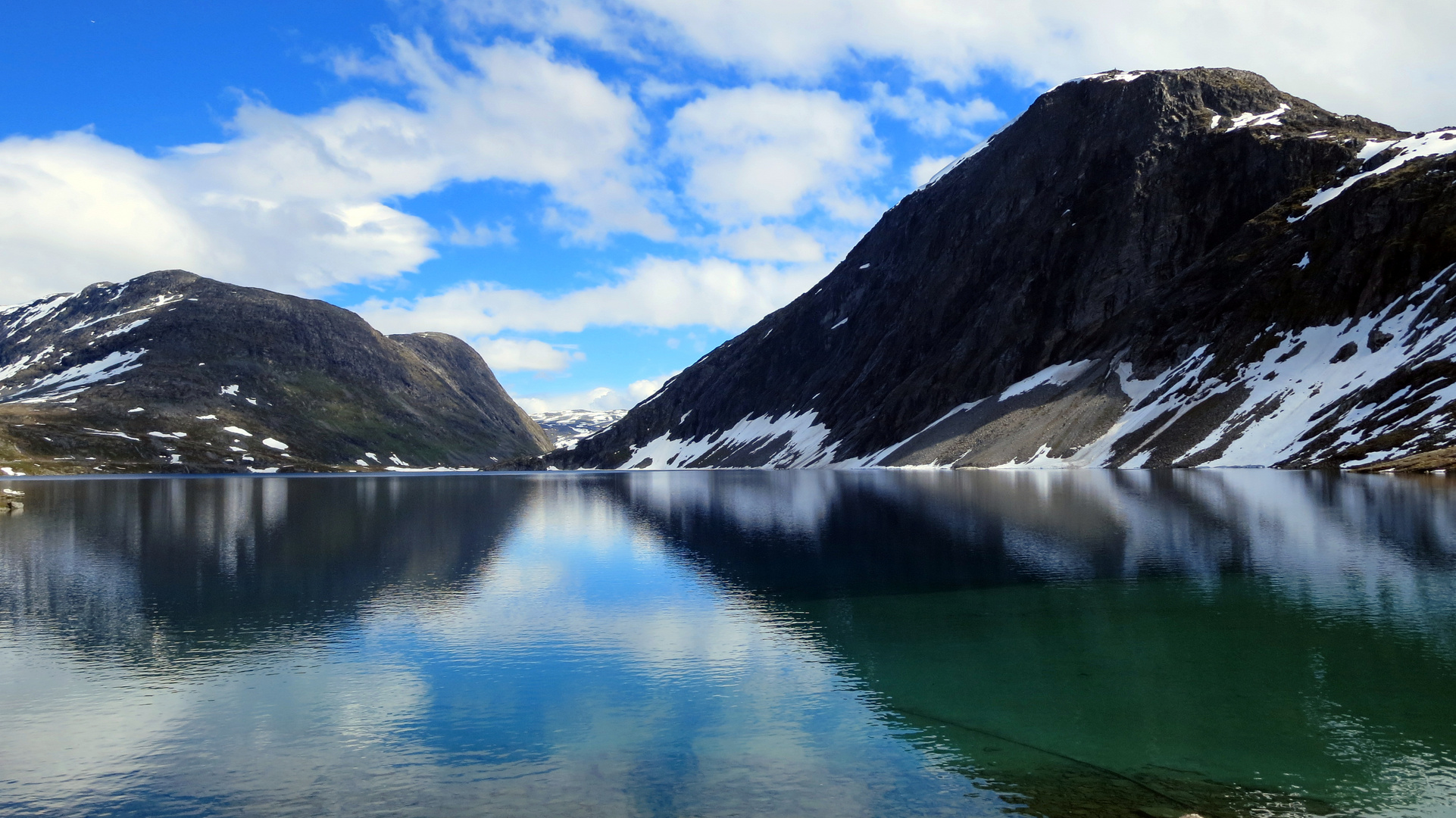 Bergsee in Geiranger