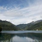 Bergsee in Molina Valle di Ledro in Italien