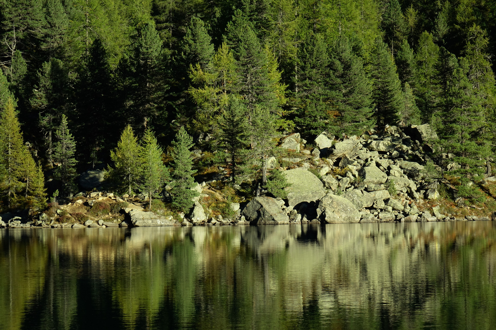 Bergsee Lago die Saoseo Graubünden CH