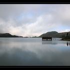 Bergsee mit Bootshaus