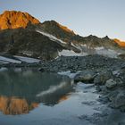 Bergsee mit Piz Buin