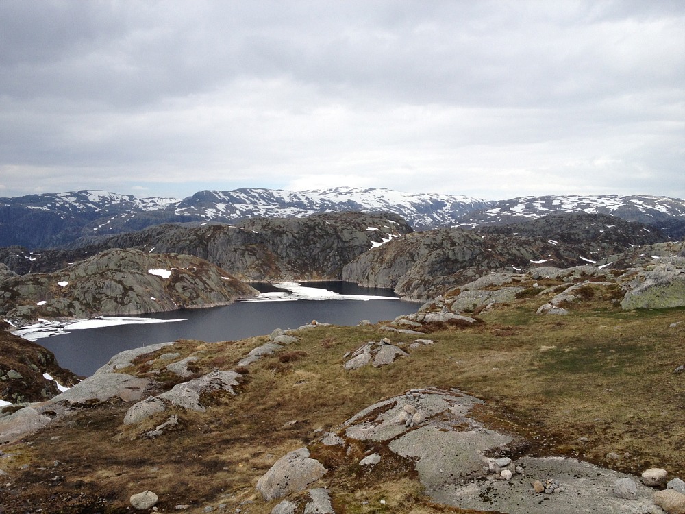 Bergsee oberhalb vom Lysefjord, auf ca. 1000m