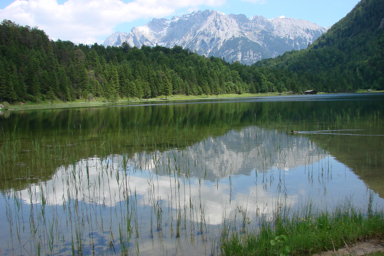 Bergsee oberhalb von Mittenwald