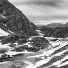 Bergsee Südnorwegen im Juni