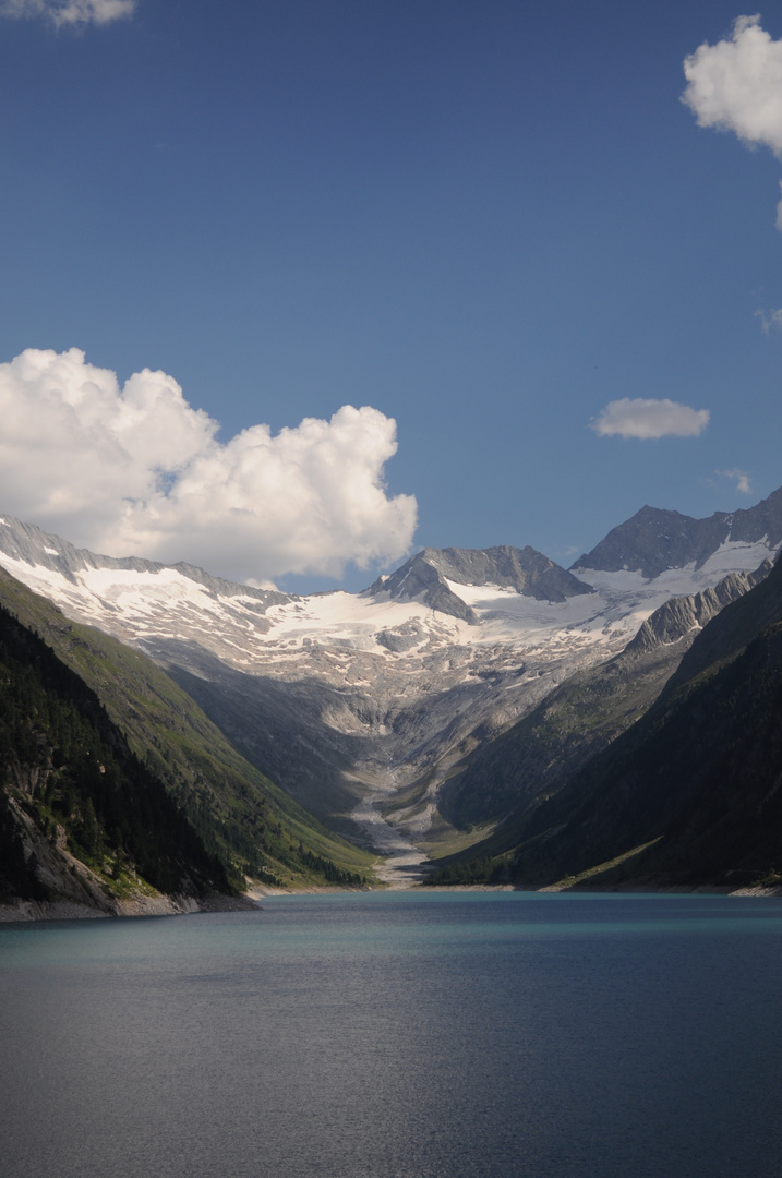 Bergsee und Gletscher