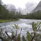 Bergsetbreen, Gletscherzunge des Jostedalsbreen