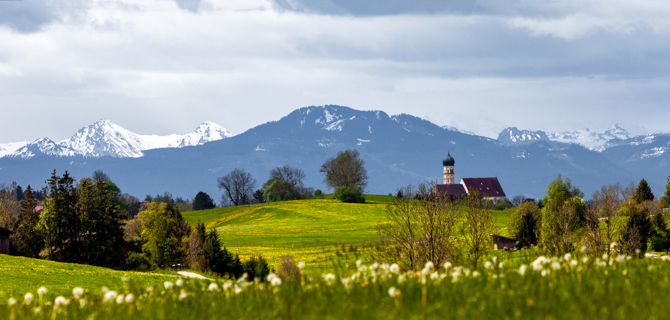 Bergsicht im Ostallgäu