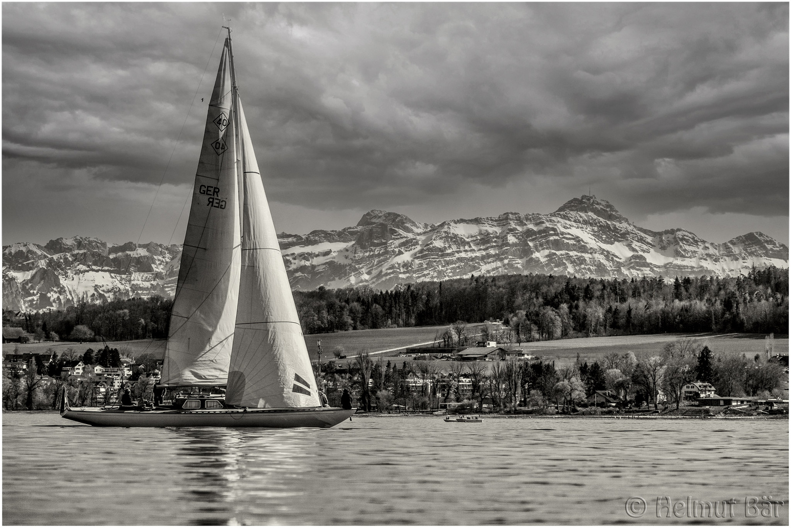 Bergsicht zum Säntis