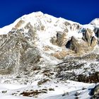 Bergsichten auf dem Weg zum Larke Pass in 4900 m Höhe
