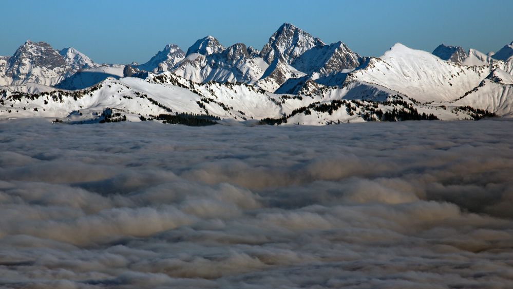 Bergsichten im Januar