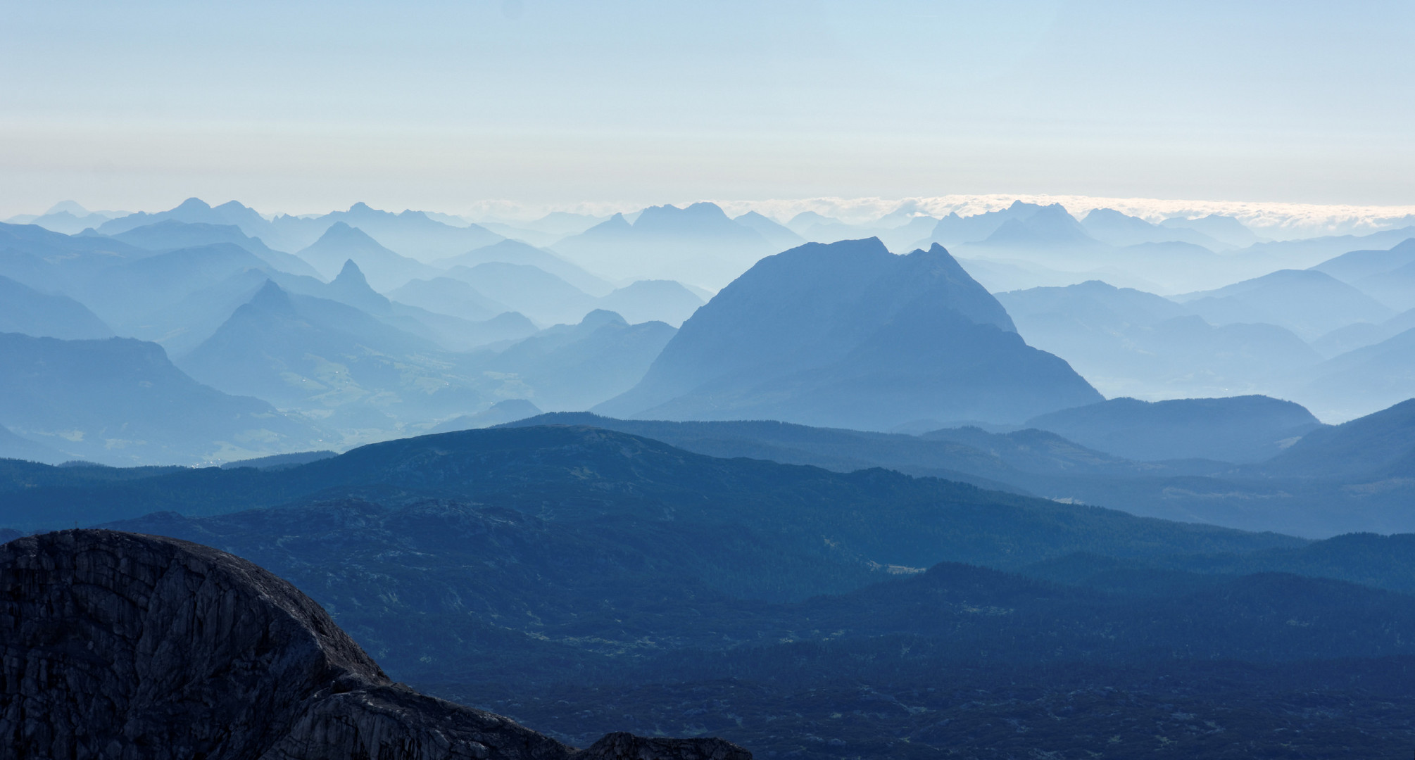 Bergsilhouetten